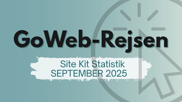 september 2025 hjemmeside trafik organisk vækst klik engagement gowebdesign læring